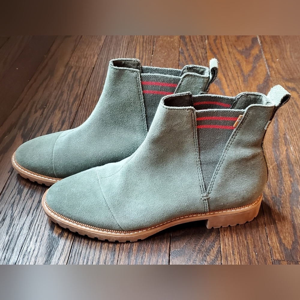 Toms Women's Cleo Boots Color: Dusty Suede Size 9 - Picture 5 of 7